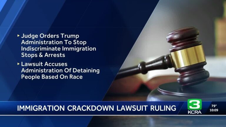 LOS ANGELES, CA — A federal judge on Friday ordered the Trump administration to halt indiscriminate immigration stops and arrests in seven California counties, including Los Angeles.