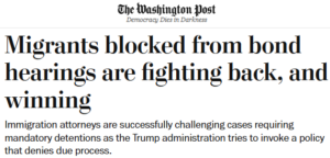 面临强制拘留或遣返的无证移民开始反抗,挑战川普政府的法律战连续获胜